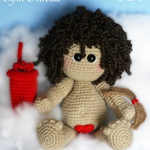 Elfin Thread - Cupid Amigurumi PDF Crochet Pattern (Doll Pattern)