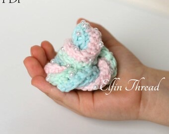 Elfin Thread- Unicorn Poo Amigurumi Pattern (crochet Unicorn poo)