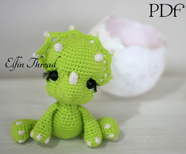 Elfin Thread Tronco, the Chibi Triceratops image 7