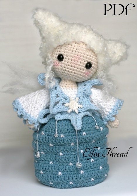 30 Crochet Patterns Inspired by Angels: Heavenly, Whimsical, and Giftable Crochet Ideas 18 Winter Fairy Amigurumi Pattern