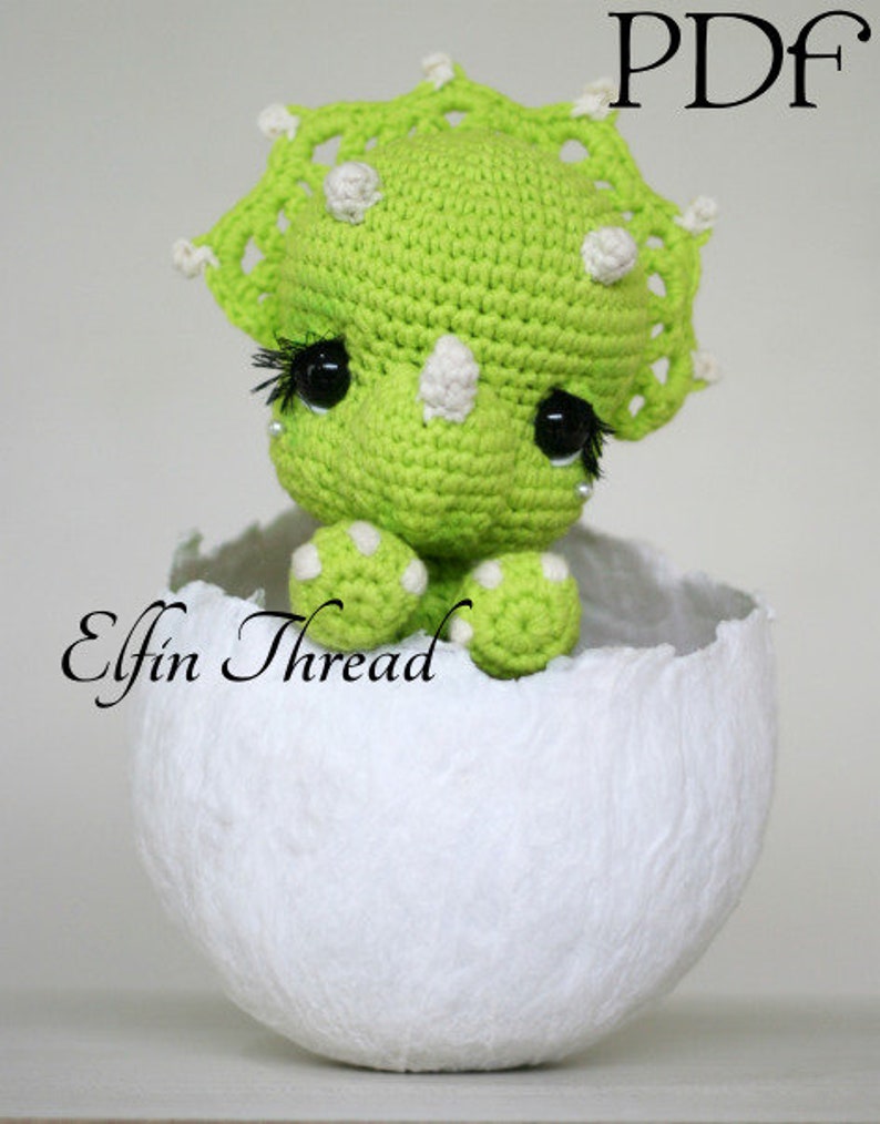 Elfin Thread Tronco, the Chibi Triceratops image 1