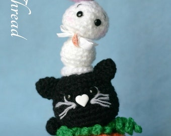 Elfin Thread - Halloween Mini Totem Amigurumi PDF Pattern (halloween crochet totem) Halloween Decoration