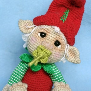 Elfin Thread- Gribin, The Baby Elf Amigurumi PDF Pattern (Elf Pixie Corchet pattern)