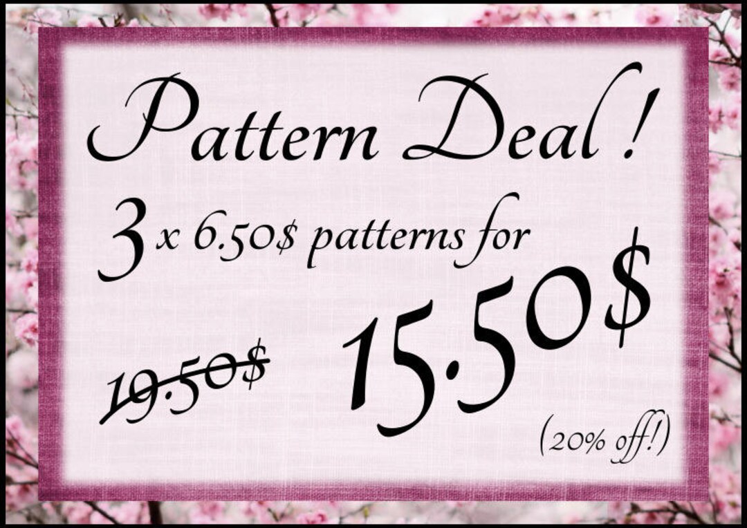 Super Pattern Deal! Amigurumi Pattern Deal! 20% Off! - Etsy