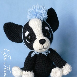 Elfin Thread - Chaco, the Chihuahua Puppy Amigurumi PDF pattern ( Crochet Chihuahua Dog pattern)