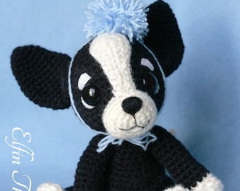 Elfin Thread - Chaco, the Chihuahua Puppy Amigurumi PDF pattern ( Crochet Chihuahua Dog pattern)