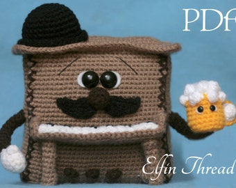 Elfin Thread - Piano Amigurumi Pattern (PDF Instrument  crochet pattern)