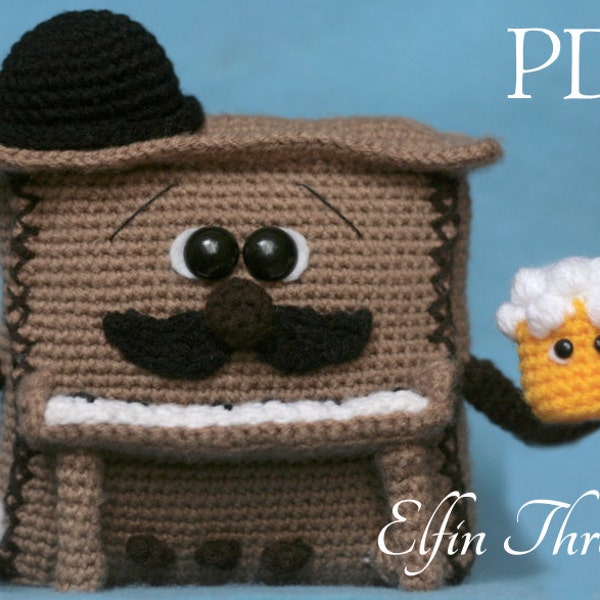 Fil de lutin - Modèle piano amigurumi (Modèle d'instrument au crochet PDF)