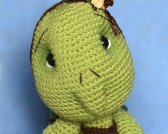 Hilo Elfin - Patrón Amigurumi de Ganchillo Tortuga, Patrón PDF de crochet Tortuga