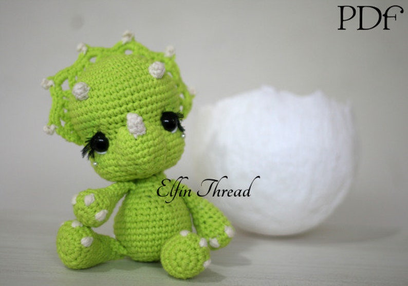 Elfin Thread Tronco, the Chibi Triceratops image 5