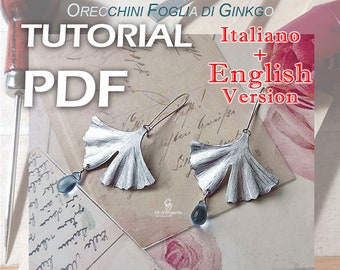Tutorial Ginkgo Leaf Earrings - pdf - English Version