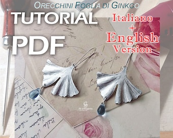 Tutorial Ginkgo Leaf Earrings - pdf - English Version