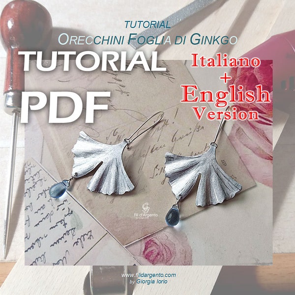 Tutorial Ginkgo Leaf Earrings - pdf - English Version