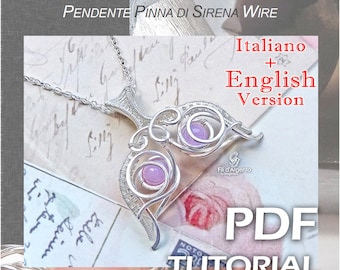 Tutorial Mermaid Fin Wire Pendant - pdf - ENGLISH Version