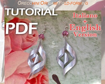 Tutorial Origami Foldforming Earrings - pdf - ENGLISH Version