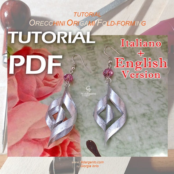 Tutorial Origami Foldforming Earrings - pdf - ENGLISH Version