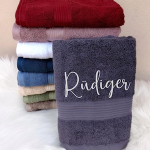 towel with name, personalized towel, bath towel, present name, gift idea name, bath towel name, gift towel name, towel embroidery, bath