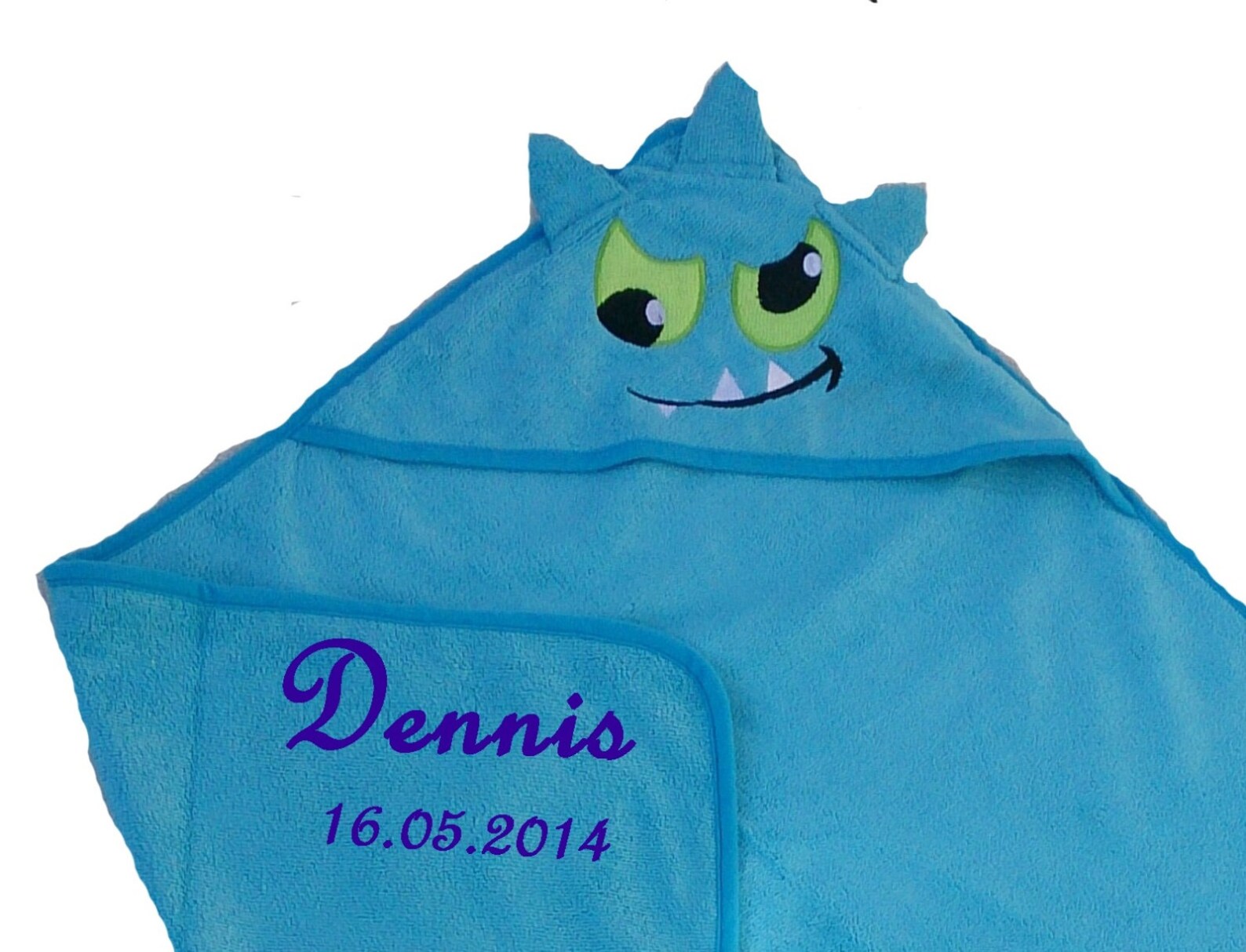 Baby Hooded Towel Funny Faces With Names Embroidered Hooded Etsy
