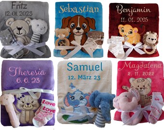baby gift set, personalized gift baby, personalized baby blanket, gift baby boy, gift baby girl, couverture bébé personnalisée, baby gifts