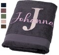 personalized towel gift set, wedding gift, bath towel with name, gift for mum, gift for birthday, gift grandma, present birthday with name