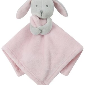 Doudou bébé lapin avec prénom brodé gris rose bleu clair naissance baptême cadeau doudou doudou personnalisation garçon fille garçon image 6