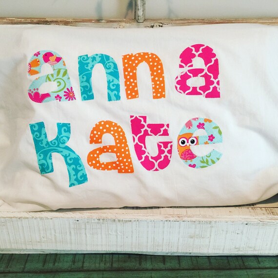 Name Pillowcase//Personalized Pillowcase for kids//pillowcase Etsy