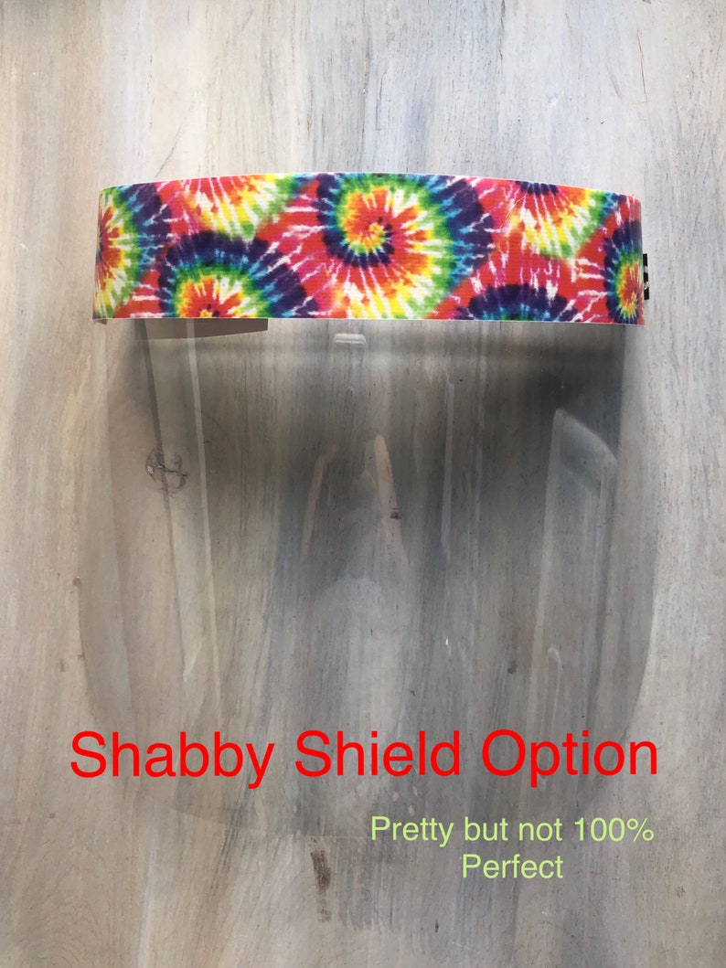 Neon Stars Reduce Shabby Shields Made in USA Face Shields