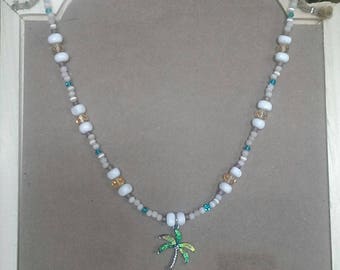 Palm Tree Paradise Necklace