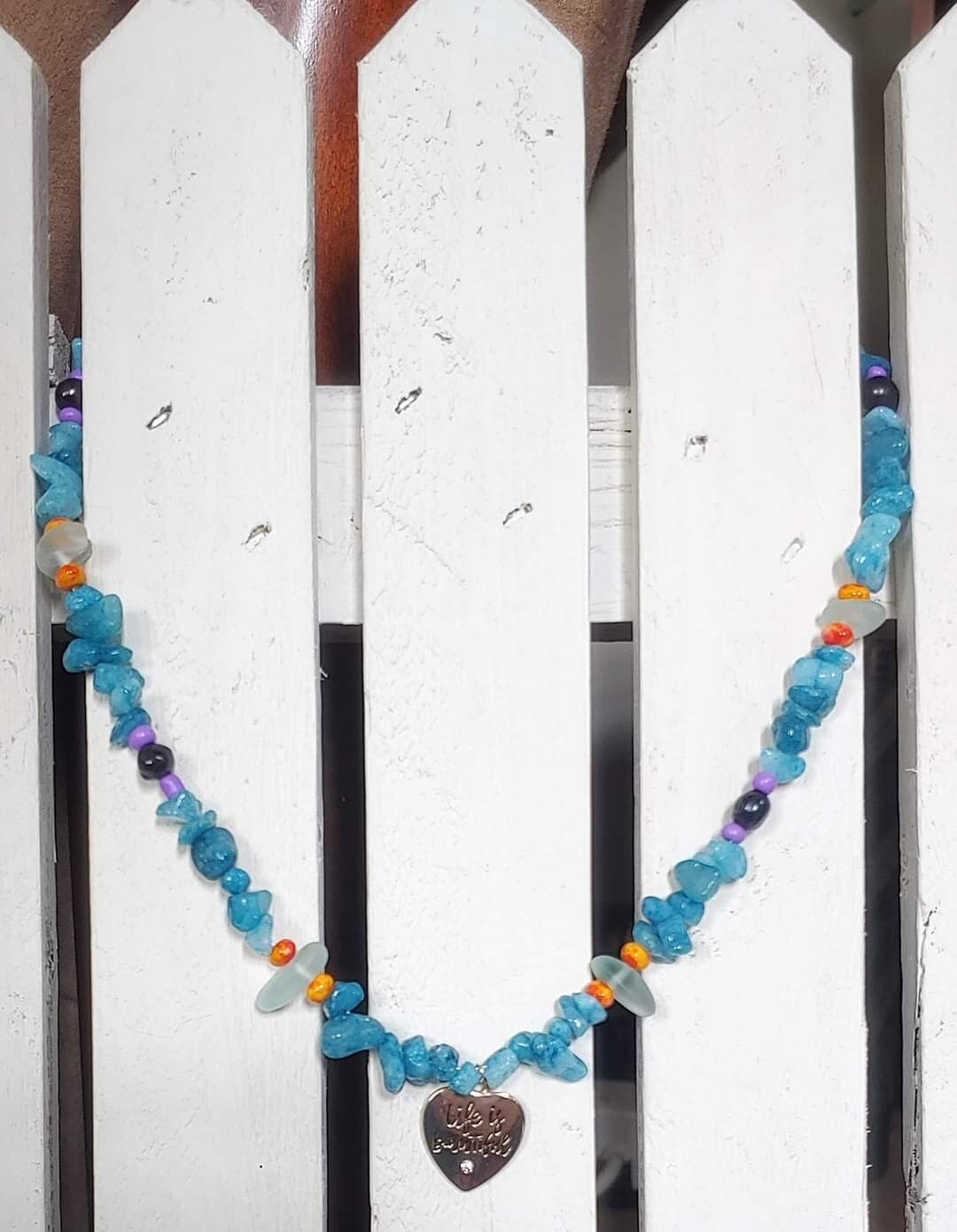 Life is Beautiful Necklace Etsy