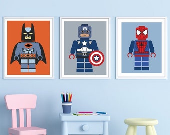 kids superhero bedroom