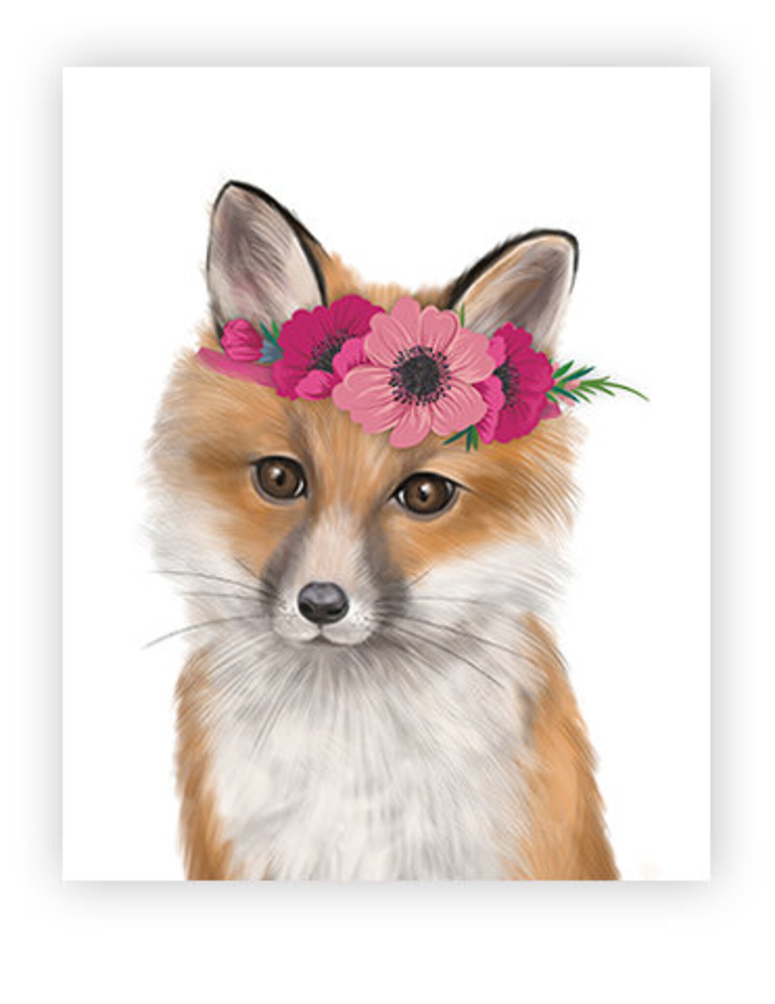 Baby Fox Printable Art Nursery Decor Baby Animals Print | Etsy