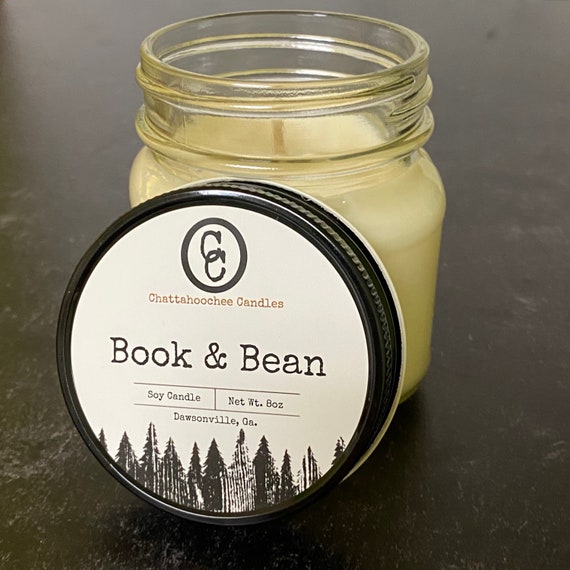 Book & Bean- Scented Soy Candle | 8oz