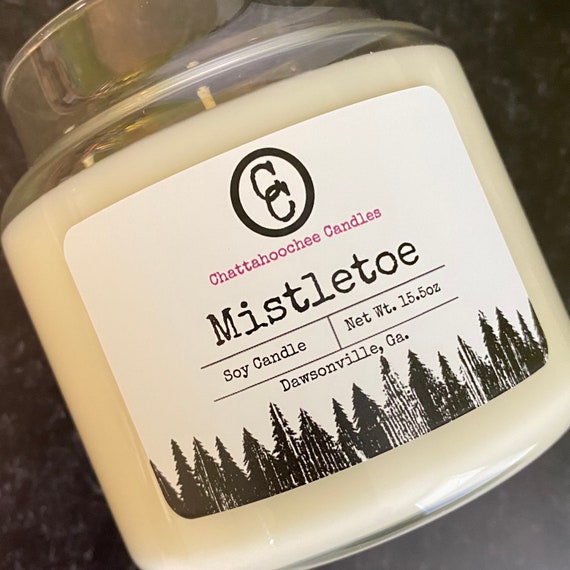 Mistletoe | 3 Wick Scented Soy Candle | 15.5oz