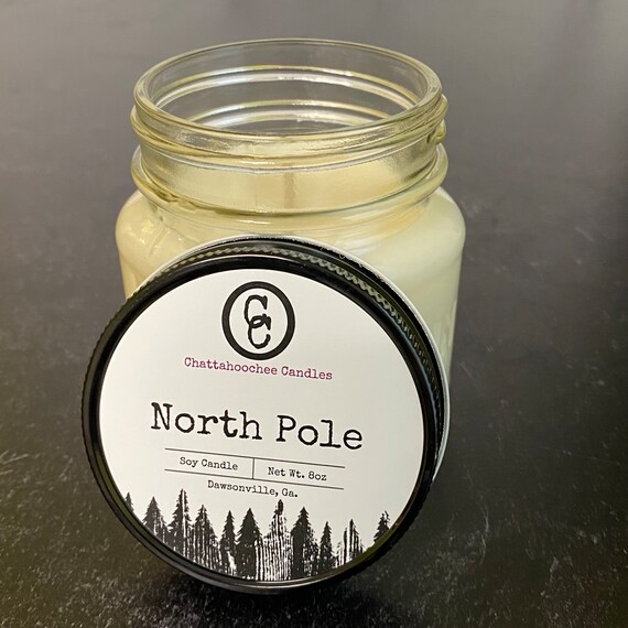 North Pole- Mason Jar Soy Candle | 8oz