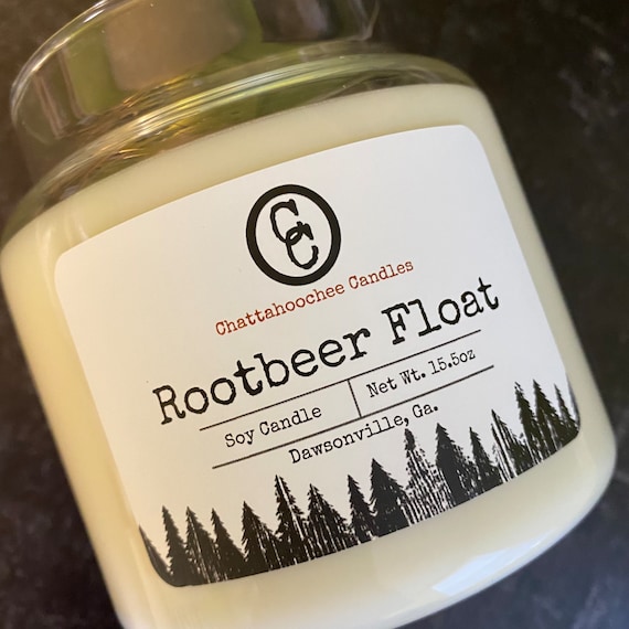 Rootbeer Float-3 Wick Scented Soy Candle