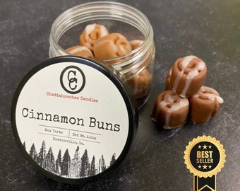 Cinnamon Buns Soy Wax Tarts | Food Wax Melts / Food Shapes / Cinnabon / Cinnamon Rolls/ Novelty / Mini Buns / Soy Wax Melts 2.5oz
