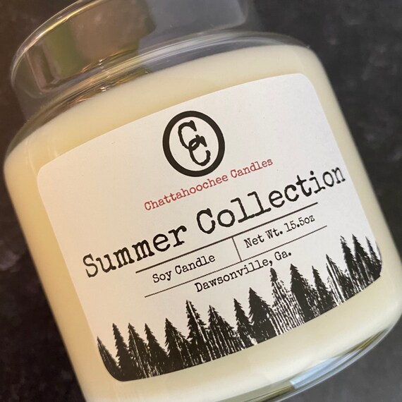 Summer Collection | 3-Wick Scented Soy Candles | 15.5oz