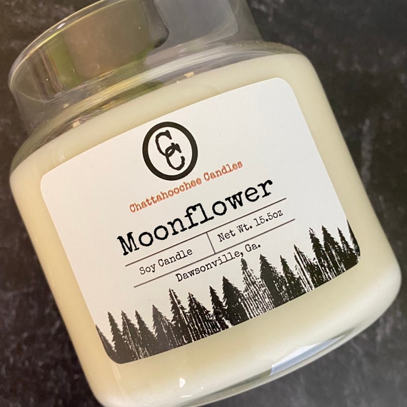 Moonflower Scented 3 Wick Soy Candle, 15.5 oz