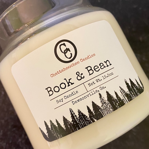 Book & Bean- 3 Wick Scented Soy Candle | 15.5oz