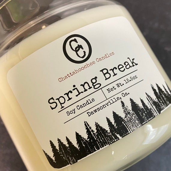 Spring Candle Collection- 3 Wicks & Mason Jars