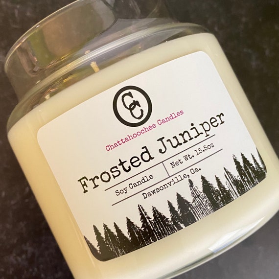 Frosted Juniper | 3 Wick Scented Soy Candle | 15.5oz