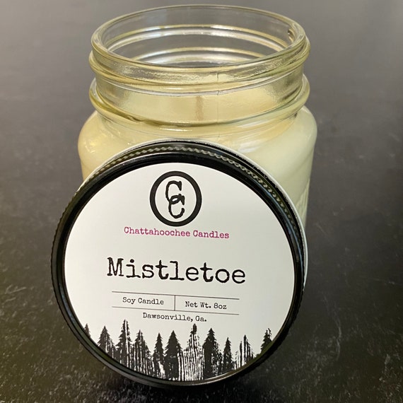 Mistletoe | Mason Jar Soy Candle | 8oz