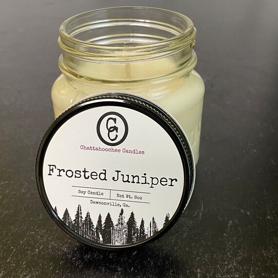 Frosted Juniper | Mason Jar Soy Candle | 8oz