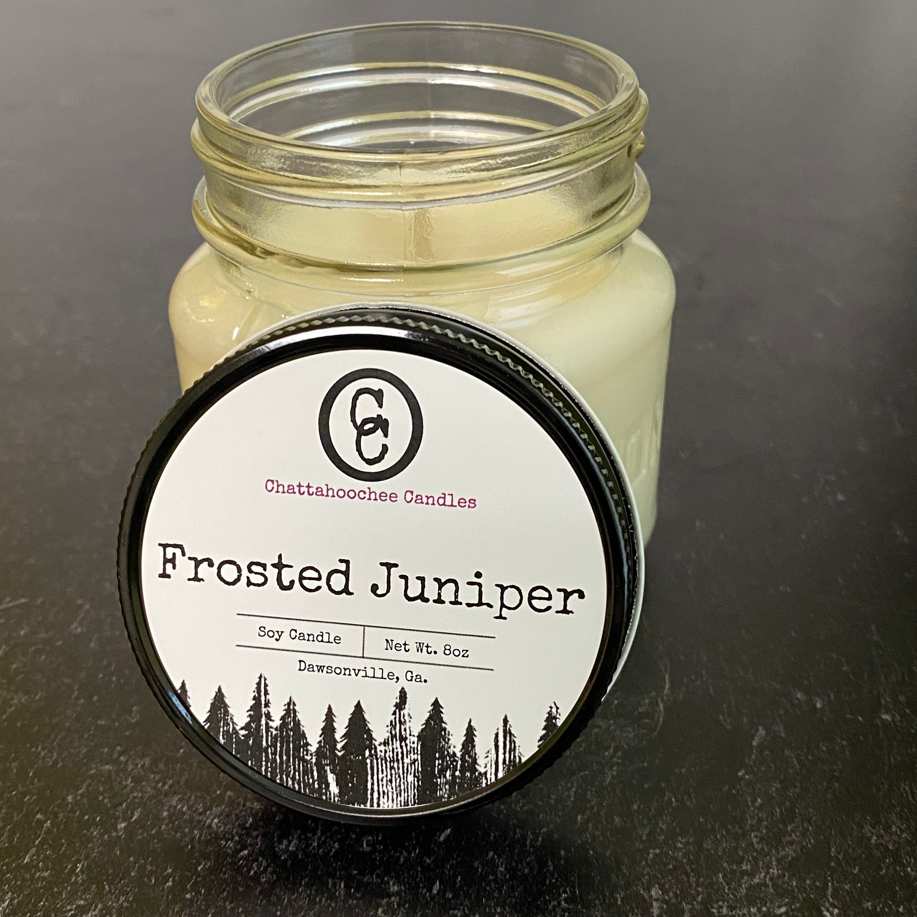 Winter Sparkle Pure Soy Candle / 16 Oz Candle / 8 Oz Mason Jar Candle /  Winter Candle / Tree Scented Candle 