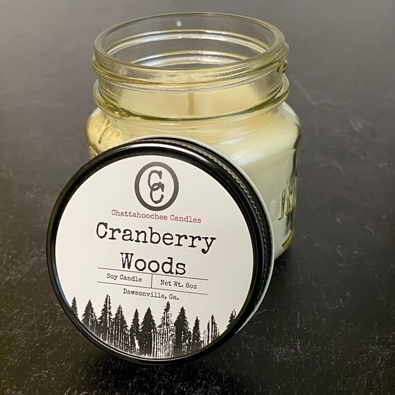 Cranberry Woods | Mason Jar Soy Candle | 8oz