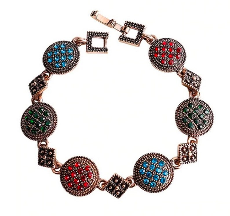 vintage bracelet rhinestone bracelet Elegant boho bracelet