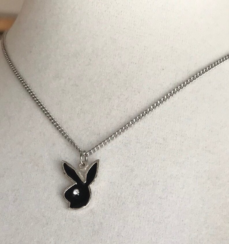 Vintage Playboy Necklace Stainless 