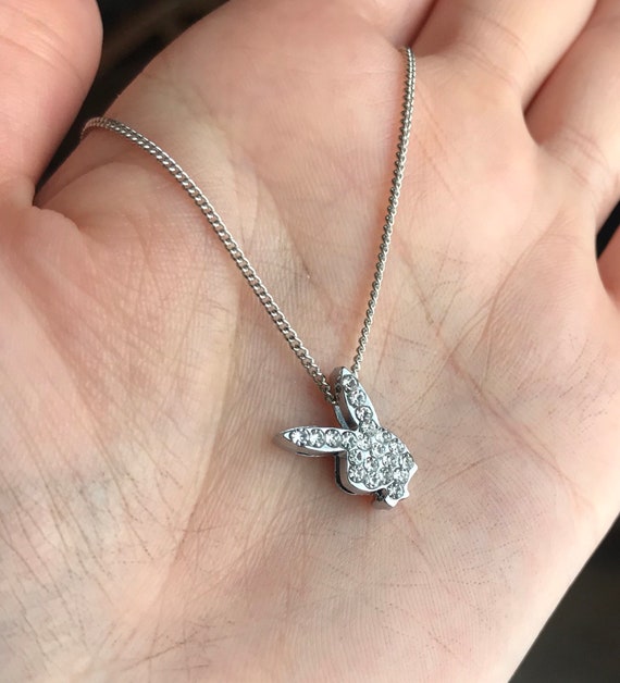 Dainty playboy bunny best sale necklace