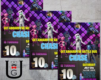 Download Femres: Fortnite Birthday Card Cricut