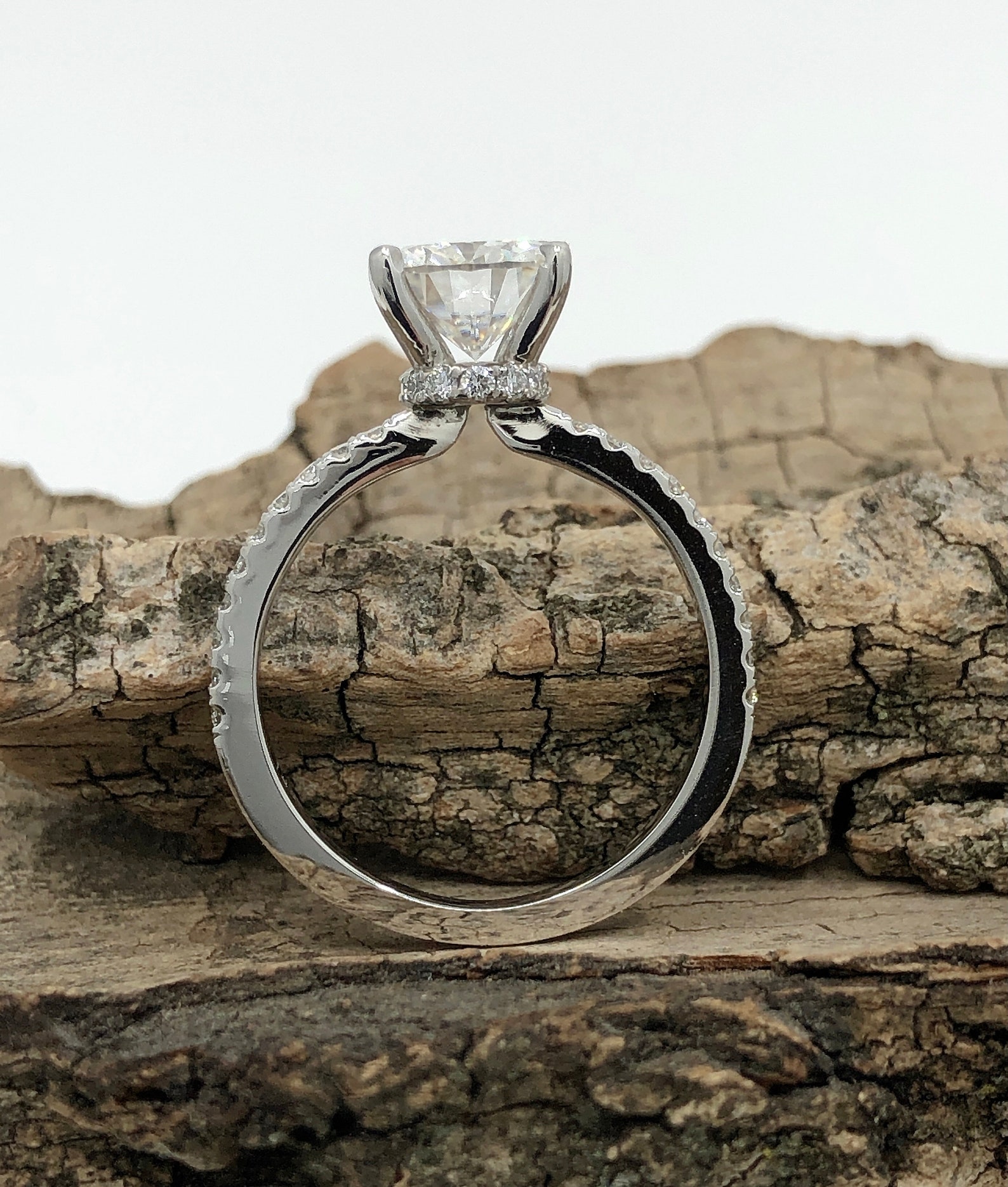 petite hidden halo solitaire plus diamond engagement ring petite hidden halo solitaire plus diamond engagement ring